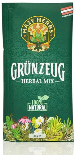 HAZY HERBS | Kräutertee-Mischung Grünzeug - 100% natürlicher Kräutermix - 25g feine Mischung