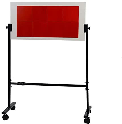 Tischtennis-Rebound-Board, Ping-Pong-Springback-Maschine, mit 6 roten Gummis, professionelles Tischtennis-Trainingsgerät, Pingpong-Zubehör zum Selbststudium