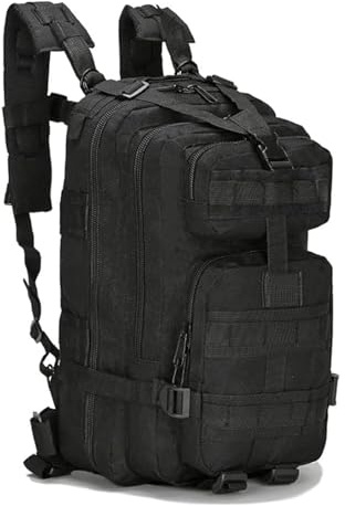 CINGHI LUSSO Zaino Tattico Militare 25L Impermeabile Multitasche per Trekking, Sportivo da Campeggio, Escursionismo, Viaggio, Pesca