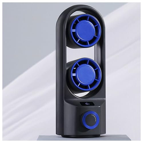 HJXBD888 USB Desk Fan Stepless Speed, 9 Inch Fan Small Fans for Desk 90°Rotate Small Desk Fans for Better Cooling，Indoor Outdoor,Grey