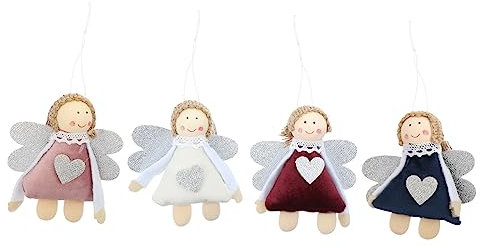 RORPOIR 4pcs Weihnachten Engel Mädchen Tür Dekoration Weihnachten Baum Ornamente Weihnachten Baum Dekorationen