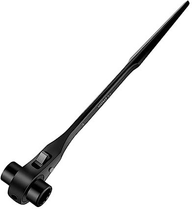 Llave de trinquete puntiaguda, llave de vaso puntiaguda, ajustable, bidireccional, llave de combinación rápida