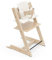 Seggiolone Stokke Tripp Trapp (Natural) con cuscino OCS (Wheat Cream) - Include sedia Tripp Trapp, Baby Set 2 per bambini da 6 a 36 mesi e cuscino - Regolabile, ergonomico e facile da pulire