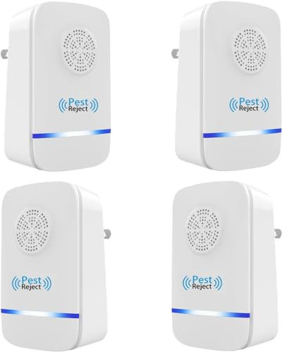 Ultrasonic Pest Repeller, Powerful Mouse Repellent plug in Pest Control - Ideal for Mice, Rats, Mosquitoes, Cockroach, Moths, Ants