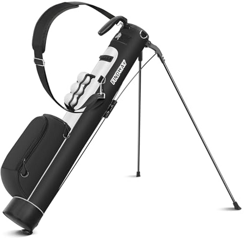 Findway Sac de Golf avec Bretelles réglables, séparateur à 2 Voies, 2 Poches, léger à Porter Sac de Golf pour Hommes et Femmes