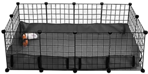 Inserto per gabbia di coniglio, tessuto Oxford, 118 x 60 x 11 cm, tappetino impermeabile per porcellini d' , riutilizzabile, assorbente, antiscivolo, tappetino per piccoli animali per recinti