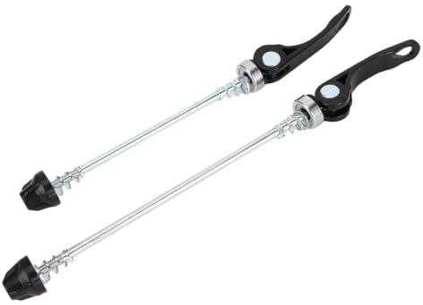 Alomejor 2er Pack Fahrrad Schnellspanner Set f¨¹r Rennrad und Mountainbike Radnaben Schnellspanner aus Aluminiumlegierung Hochwertige Skewers zum schnellen Reifenwechsel