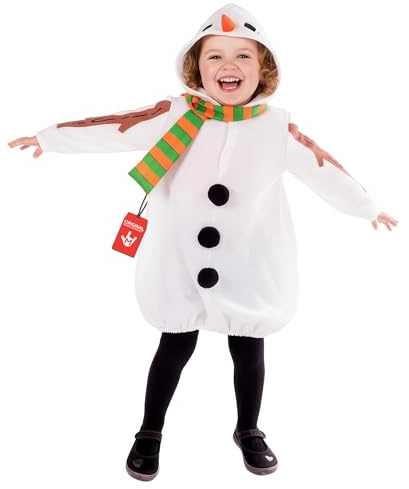 fun shack Toddler Snowman Costume, Snowman Costume Kids, Toddler Christmas Costumes, Christmas Costumes for Kids, 3-4 Years