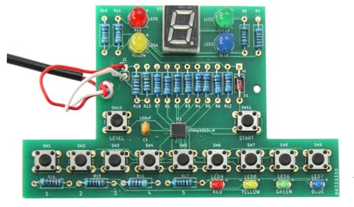 Sol Expert Lötbausatz TrainYourBrain, das lustige Konzentrationsspiel für Löteinsteiger, alle angehenden Elektroniker und Hobbytechniker