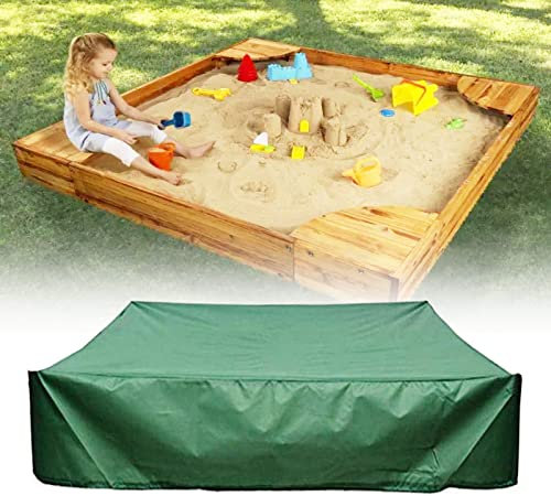 Wasserdicht Sandkasten Abdeckung, Abdeckplane Sandkastenabdeckung, Sandkastenabdeckung Plane, Zur Abdichtung von Sandkästen an Stränden, in Parks, Vergnügungsparks Usw(150×150cm