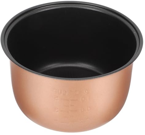 BESTonZON Rice Cooker Inner Pot Replacement 2L Non-Stick Aluminum Alloy Inner Lid with Measurement Marks for Kitchen Use