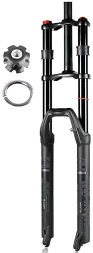Mountain Front Gabel Mountainbike Air Front Gabel 27.5 29 Zoll Fahrrad Federgabel Gabeln 1-1/8'' Straight Tube Federweg 150mm Spread 100mm 9mm QR Schnellspanner XC AM (Color : Black, Size : 27.5inch