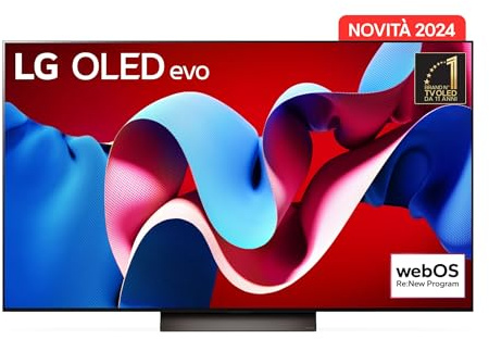 LG OLED evo 77, 2024 C4 series, OLED77C44LA, 4K Smart TV, α9 Gen7 Processor, Brightness Booster, 40W, Dolby Vision, 4 HDMI 2.1 4K@144Hz, GSync, VRR, Alexa, ThinQ AI, WebOS 24, Umber Brown