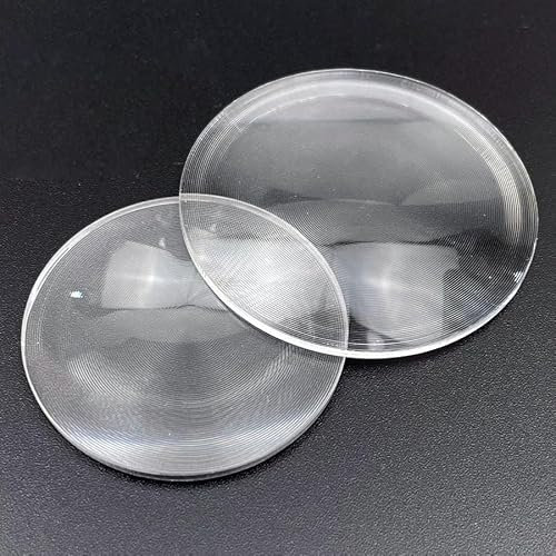 Generisch 20 30 40 42 50 55 60 70 80 90 100 MM PMMA Runde Fresnel-Linse Brennweite 28-120mm Kondensator Solarenergie-Konzentratorlinse(80mm,50mm)