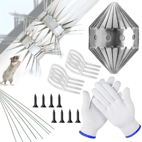 Ceinture Anti Martres 100cm Protection Contre Les Martres Ceinture Anti Chats pour Arbre et Gouttière Piege a Fouine pour Tuyaux,Maisons,Arbres