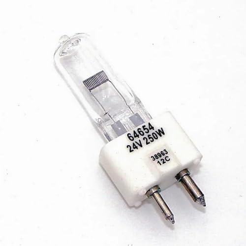 YHZROCL DN-38963 64654 hlx 24V 250W 64654hlx 24V250W GY9.5 Optical Bulb Operating Room Surgical Microscope Light(2 Pieces)