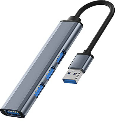 Hub USB Adattatore multipla porta USB 4 in 1 Con 1 porta USB 3.0 e 3 porte USB 2.0 Per i computer portatili Macbook Pro Windows e altri dispositivi portatili