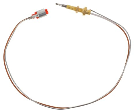 Thermoelemente mit Zündsicherung, Keramik und Kupfer, 1 Stück | Keramikabdeckung für Thermoelement, Thermoelement Ofenbrenner, Grillteile für Kamin