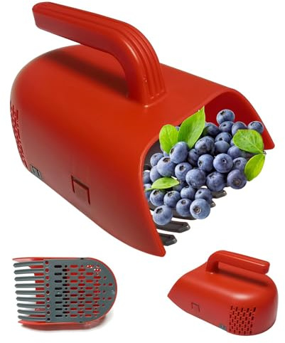 Cueilleur De Baies | Cueille-Fruits Avec Poignée Ergonomique Et Peigne | Accessoire Jardin, pour myrtilles, mûres, cultures familiales