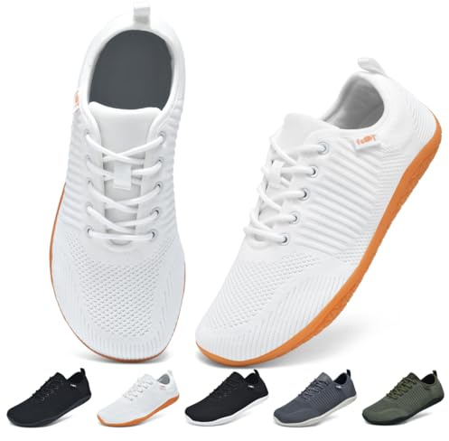 chetoria Zapatillas Barefoot Unisex Calzado Respetuoso Punta Ancha 37-48 | Suela Zero Drop Transpirable Ligera Flexible Antideslizante Para Running Fitness Senderismo Viaje Uso Diario