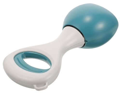 HOUDERCO Paletta per Escrementi di Cane in Plastica Blu Funzione di Pulizia Rapida e Uso Una Mano per Raccolta Esterni Rifiuti Animali Domestici