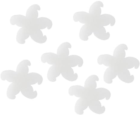 Angoily Esponja Absorbente de Aceite para Piscinas en Forma de Flor, 10 Piezas, Alta Eficiencia, Multiusos, Material Esponja White para Uso Hogar y Piscinas