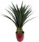 Leaf Design UK Artificial Tropical House Plant, Yukka Green, 90cm
