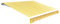 vidaXL Tissu d'Auvent Jaune Tournesol et Blanc 4x3 m (Cadre Non Inclus) Toile