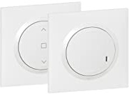 Legrand 600696 Prêt-à-poser dooxie centraliser un volet roulant avec 1 commande sans fil et 1 interrupteur 230V~ livré complet, blanc