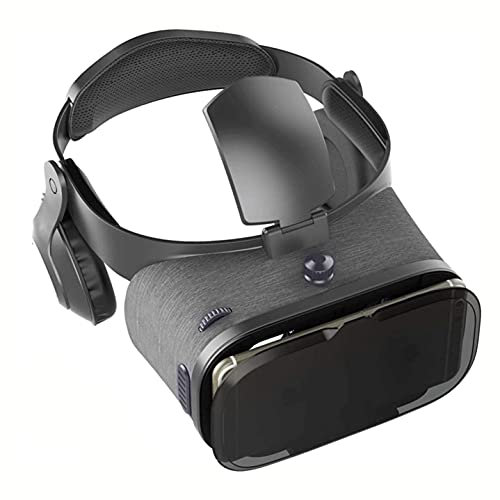 XIXIDIAN Gafas VR 3D, Gafas virtuales de Realidad Todo en uno VR Juegos de VR Auriculares ADJUTAMBIA VR GRABLES con Doble Ajuste DE Distancia INTERPUPILARIA Y Distancia DE Objetivo