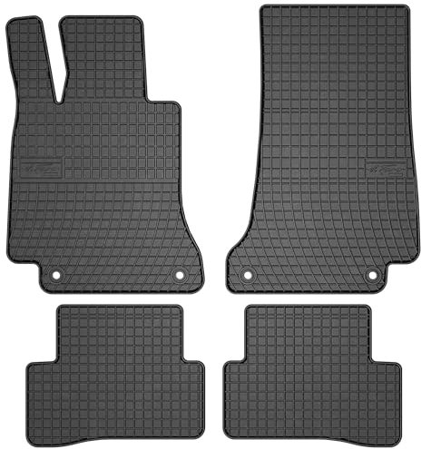 MOTOS Gummimatten Auto Fussmatte passend für Mercedes-Benz C-Klasse W205 2014-2021 Limousine Verbessern Sie Ihren Reisekomfort mit Antirutschmatte Auto- Allwetter fußmatten Auto, Schutz vor Verschmutz