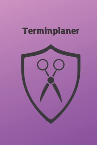Terminplaner für Friseurinnen und Friseure – Lila - Termine für 65 Tage auf 132 Seiten planen – DIN A5 – Hardcover