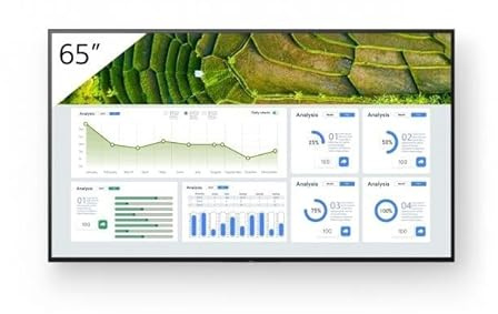 Sony FW-65BZ30L affichage de messages Panneau plat de signalisation numérique 165,1 cm (65) LCD Wifi 440 cd/m² 4K Ult