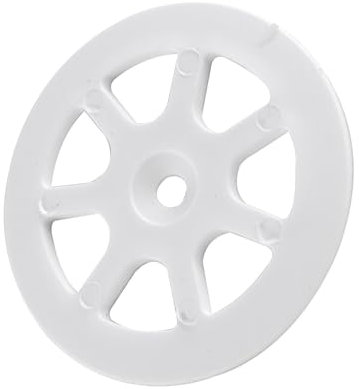 Dämmstoffscheibe Kunststoff 60mm - 100 Stück | Dämmstoffteller Dübelteller Dämmstoffhalter gelocht