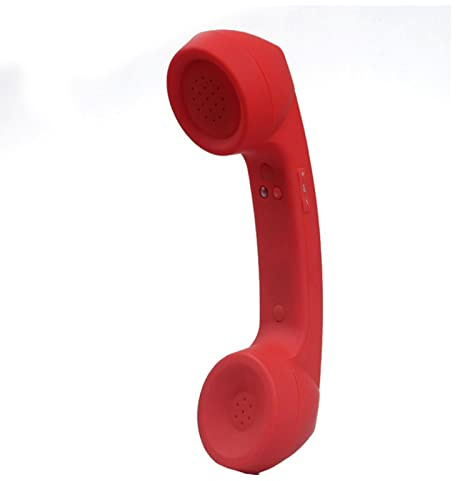 Auricular de teléfono con USB recargable, receptores inalámbricos Bluetooth ABS antirradiación, soporte de teléfono inalámbrico para responder rechazar teléfono estéreo cómodo llamada accesorios para