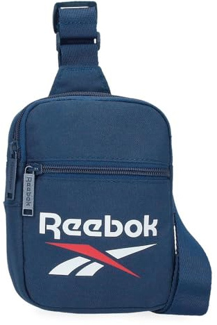 Reebok Ashland Bandolera Cruzada Azul 13x18x4 cms Poliéster by Joumma Bags