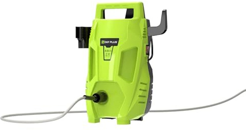 Hochdruckreiniger 1100 W, Hochdruckreiniger für Zuhause, für Garten oder Auto, Max Druck 55Bar, Max Durchflussrate 5L/min, Hochdruckschlauch Reichweite 7 m