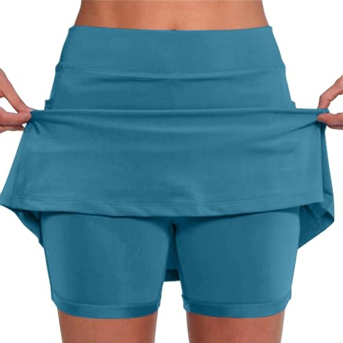 Legging Court Femme Vetement Sport Femme Pyjama Short Femme sous Jupe Femme Short Femme Sport Court Lot Culotte Femme Coton Short Lin Coton Femme Short Sudation Femme Pantalon Bleu M