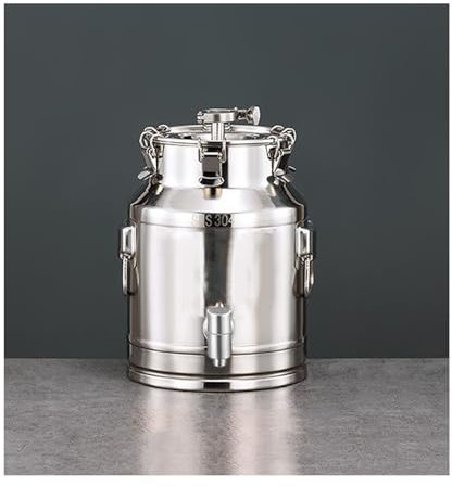 WRJAHCG 25 * 36CM/15L,Gärbehälter,Abgedichtet Barrel Weinfasses Ölfaß Gärfass,Zum Transportieren Oder Zur Aufbewahrung,Gärkessel Fermentierkessel