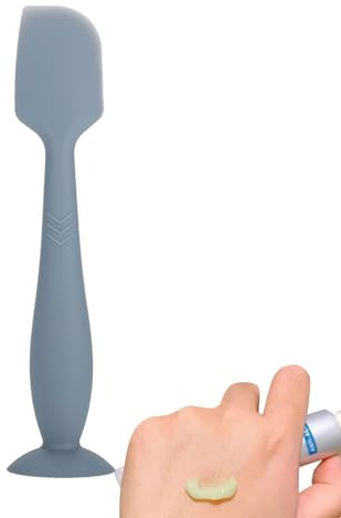 Spatel för babyblöjkräm - blöjspatel med babyborste, tillverkad av miljövänligt och gratis utvalt silikon | Återanvändbar applikator för bänkkräm