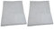 Filtri per cappa aspirante a carbone attivo ignifugo, 57 x 47 cm, per cappa da cucina, assorbenti, confezione da 2