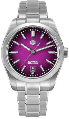 TACTICAL FROG San Martin Herrenarmbanduhr SN0144 Automatikwerk 9015, Saphirglas, 10 Bar Taucheruhr für Herren