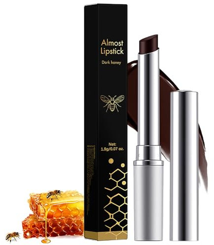 Honey Lipstick, Black Moisture Shine Lipstick, Hydrating Tinted Lip Balm For Dry Lips,Creamy Formula, Hydrating & Smooth,Glossy Finish, 1.9G