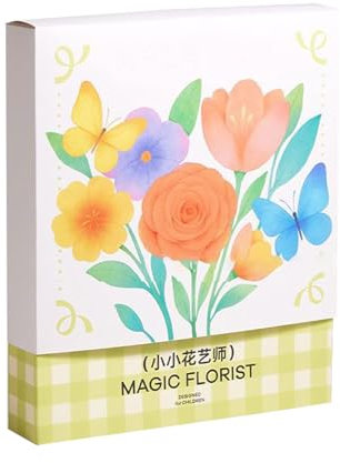 Blumen Basteln Für Kinder | Papierblumen-Bastelset - Kreatives Geschenk Für Muttertag Geburtstag Indoor Aktivität Schulprojekte Urlaubsbasteln Mit Blumenstrauß Spielzeug