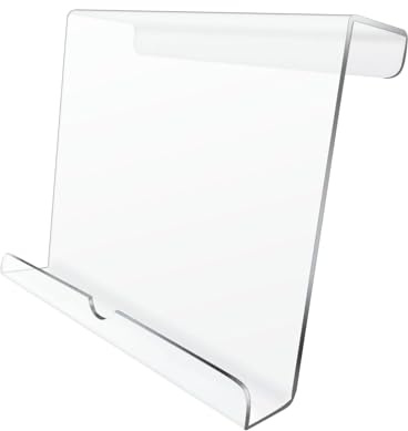 Soporte para Cinta de Correr para Libros, Soporte de acrílico para tabletas, Soporte de Abrazadera para Pasos, Gimnasio, Trabajo, Fitness, Ejercicio, Bicicletas de Estudio