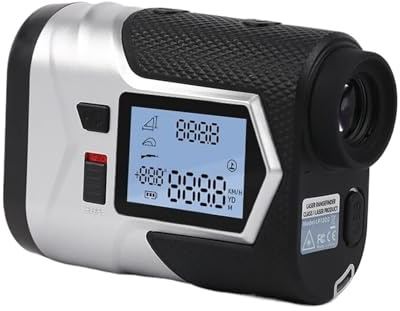 Telemetro Laser/r da Golf, da Caccia, Ricaricabile, 1200 m, 650 m, Pendenza Regolata, Blocco Bandiera, Vibrazione, Misuratore di Distanza Laser/r(1200m)