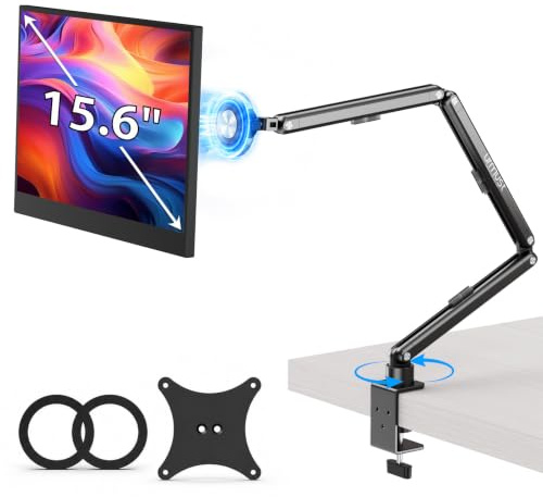 Urmust Tablet Halterung Tisch mit Klemme, Magnetischer VESA Monitorständer
