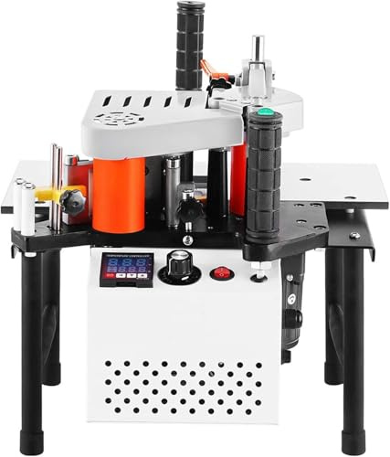 Vickyyy Máquina Portátil para Cantear Bordes, Canteadora de Fusión en Caliente de 1200W, para Curvas y Líneas Rectas, Diseño de Sobremesa, Compatible con PVC, ABS y Chapa de Madera