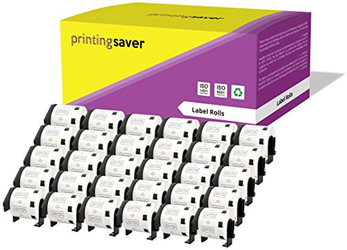 30x DK-11209 29 x 62 mm Adressetiketten (800 Stück/Rolle) kompatibel für P-Touch QL-1050 QL-1060N QL-1110NWB QL-1100 QL-500 QL-500BW QL-570 QL-580 QL-700 QL-710W QL-800 QL-810W QL-820NWB