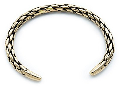 Windalf Großer Männer Armreif ASKAN Ø 6.6 cm Armschmuck Massiv Antik Bronze